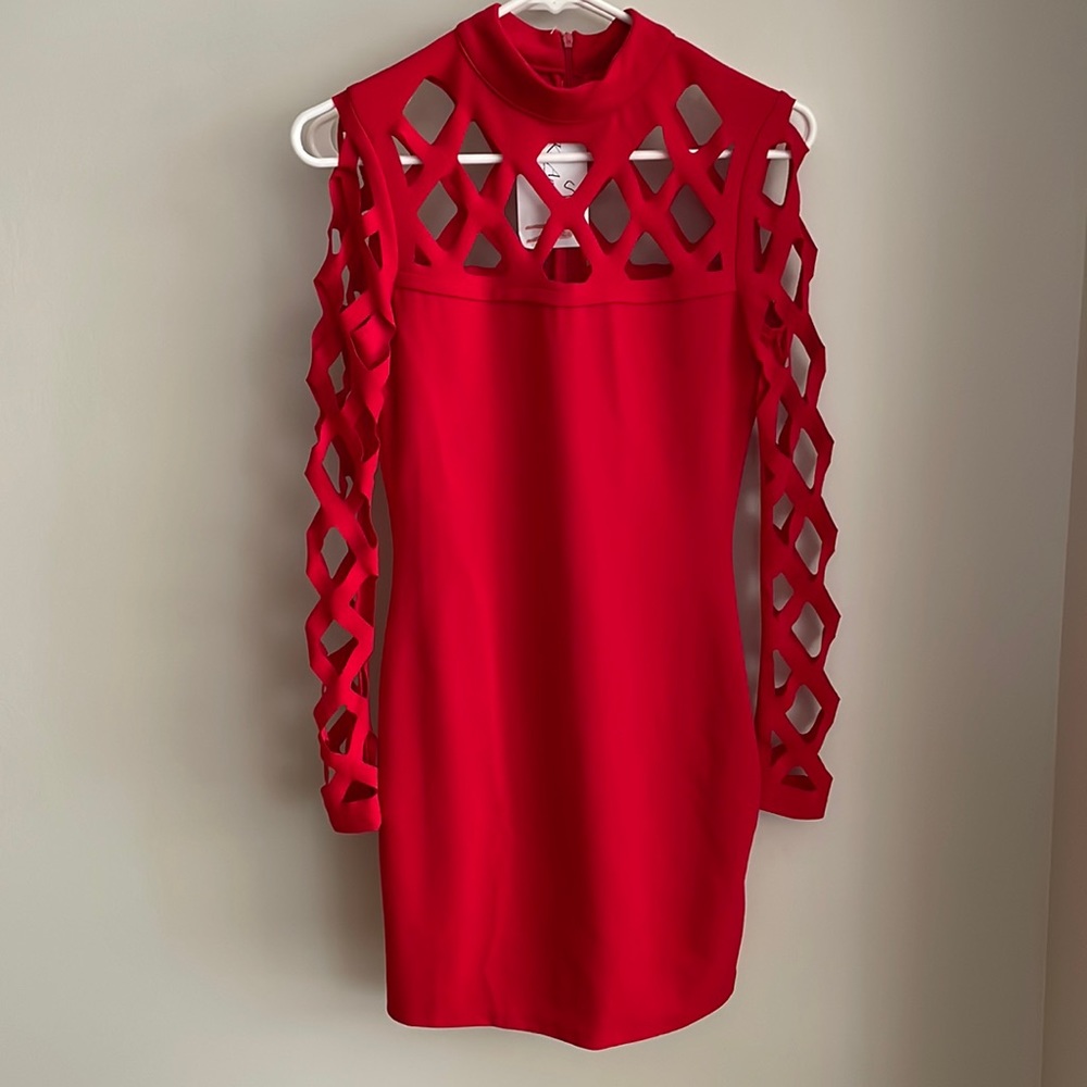 Shophopes.com, size small, red dress